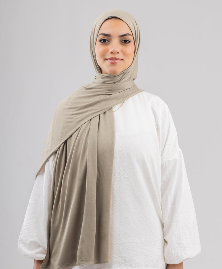 Plain Cotton Lycra Scarf