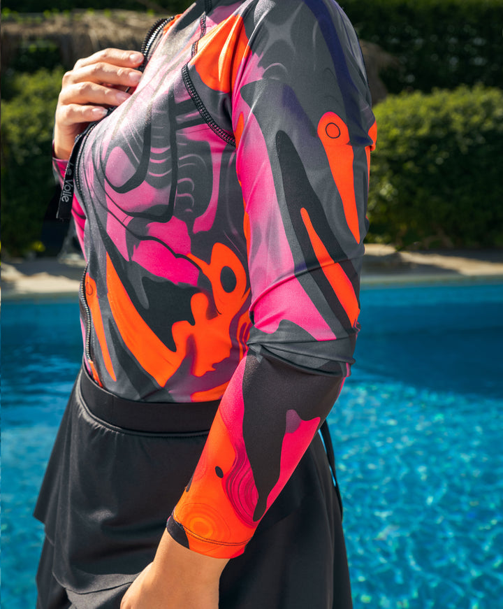 Sunset Blaze Full Burkini