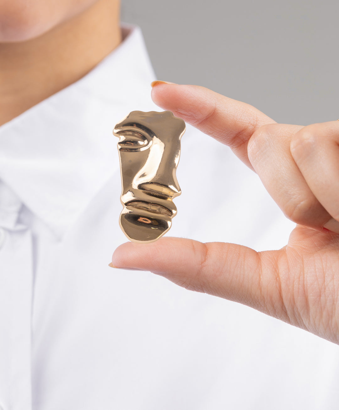 Mask Brooch