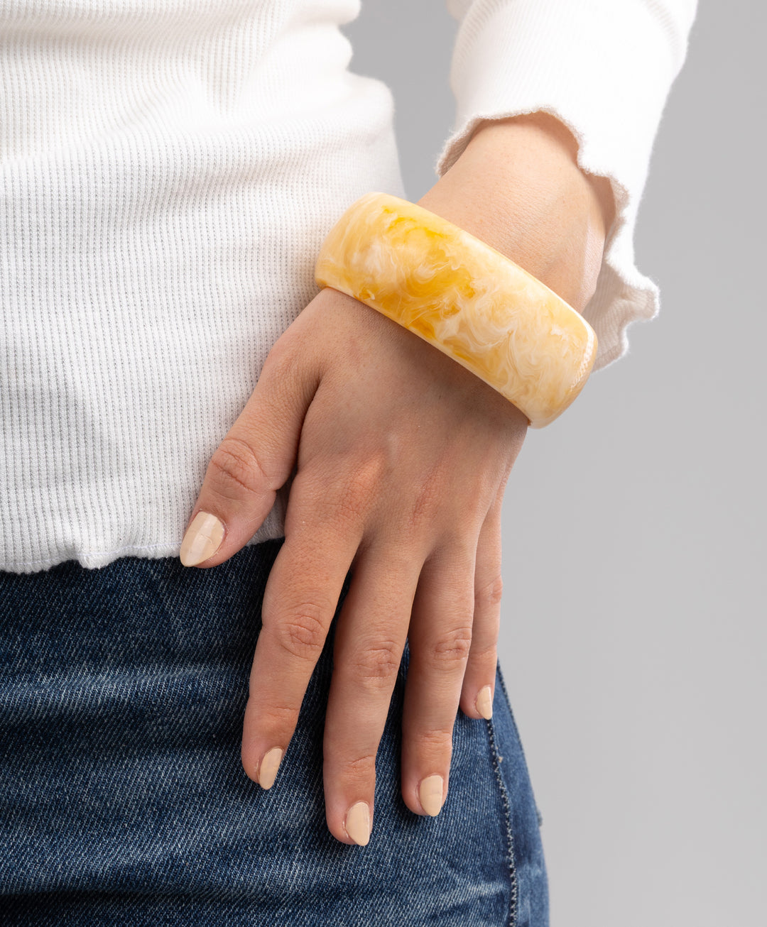 Glossy Resin Bangle