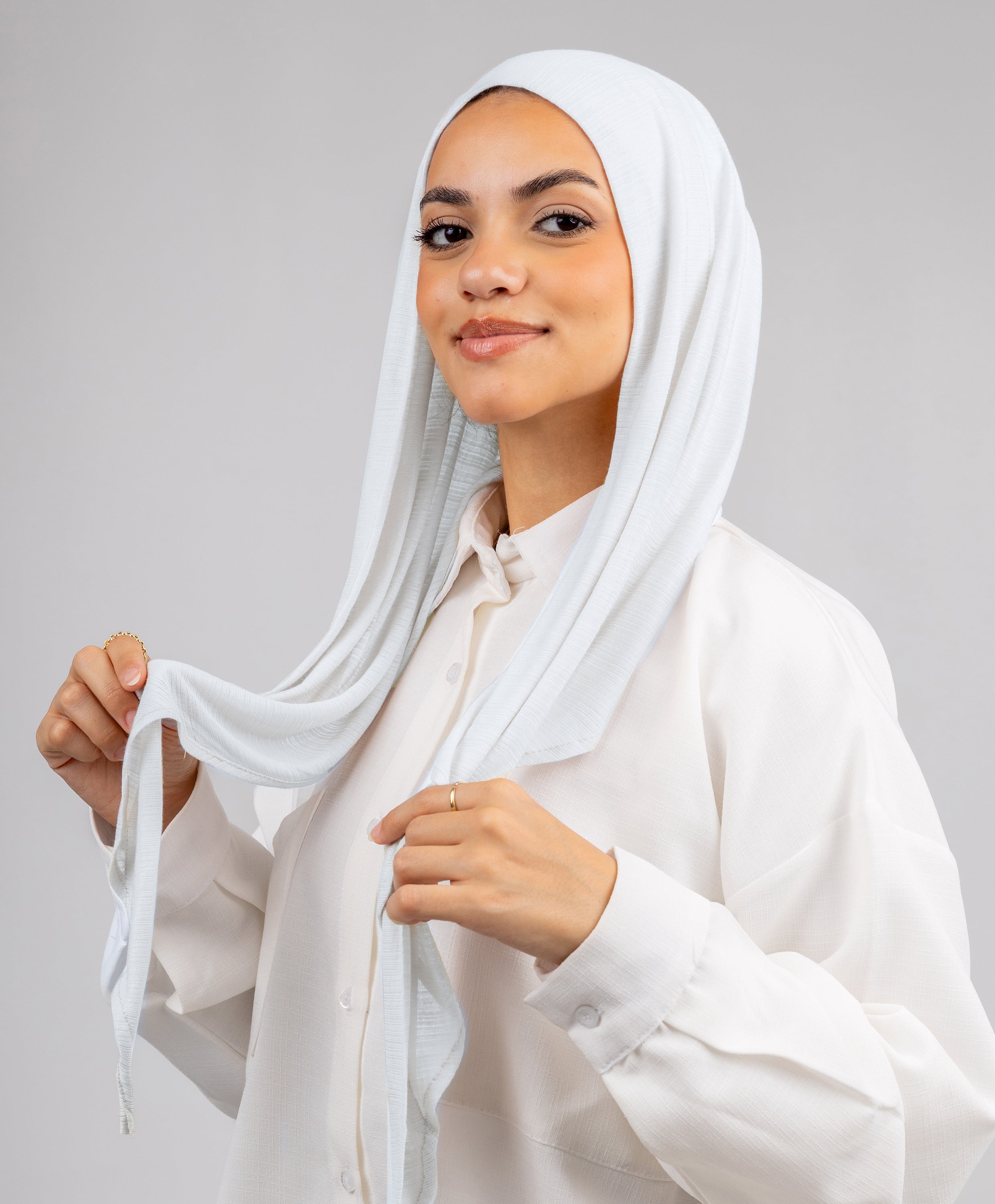 Kuwaiti Easy Opened Wrap Scarf – Le Voile