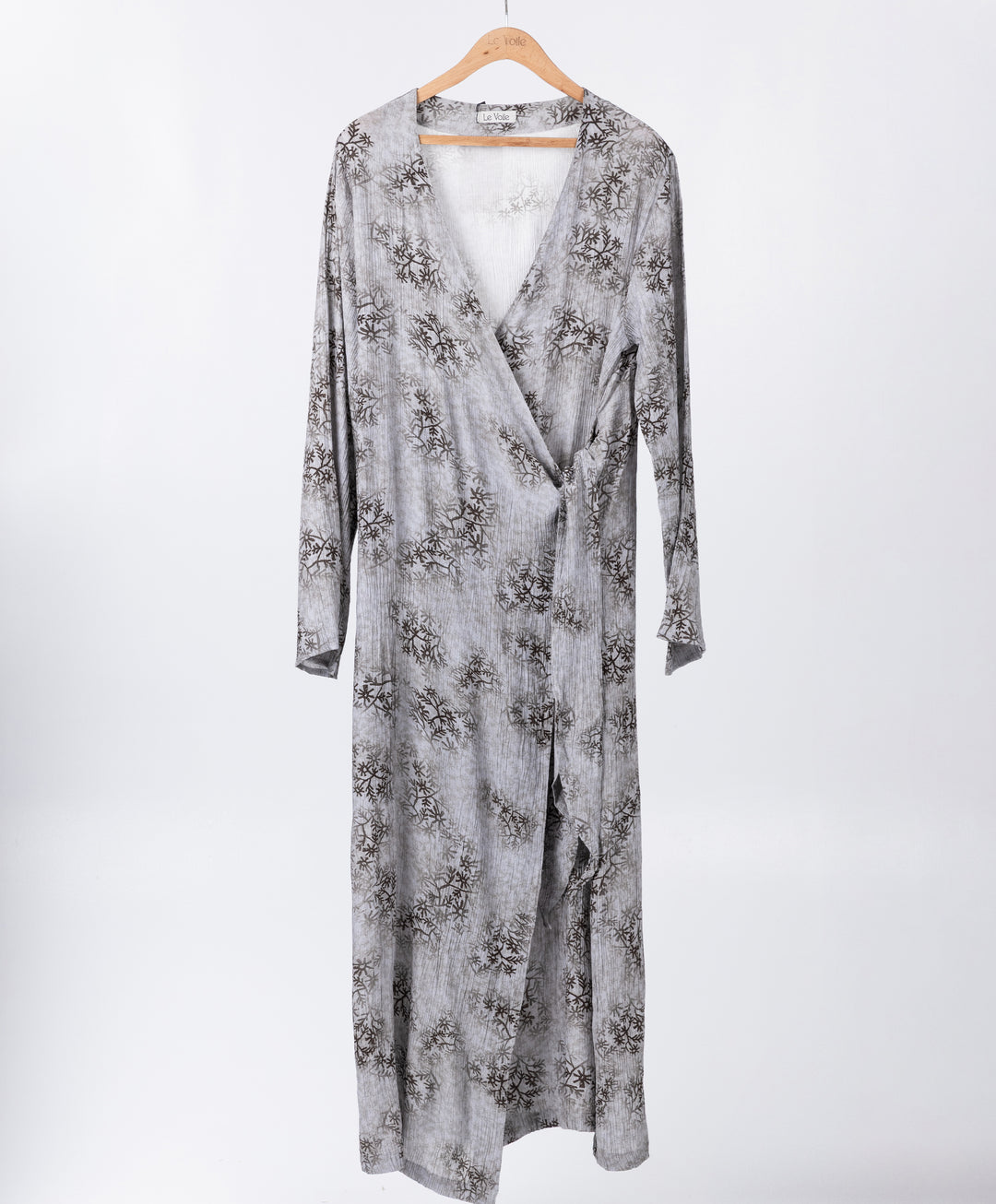 Fleuri Crinkle Wrap Dress