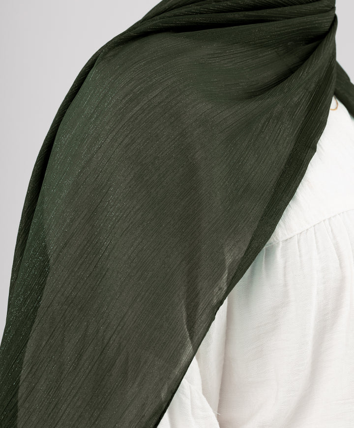 Glittery Chiffon Scarf