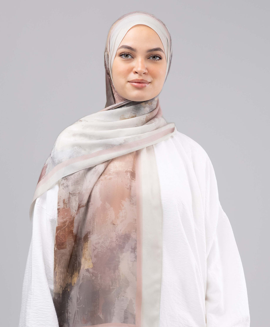 Berry Blush Chiffon Scarf
