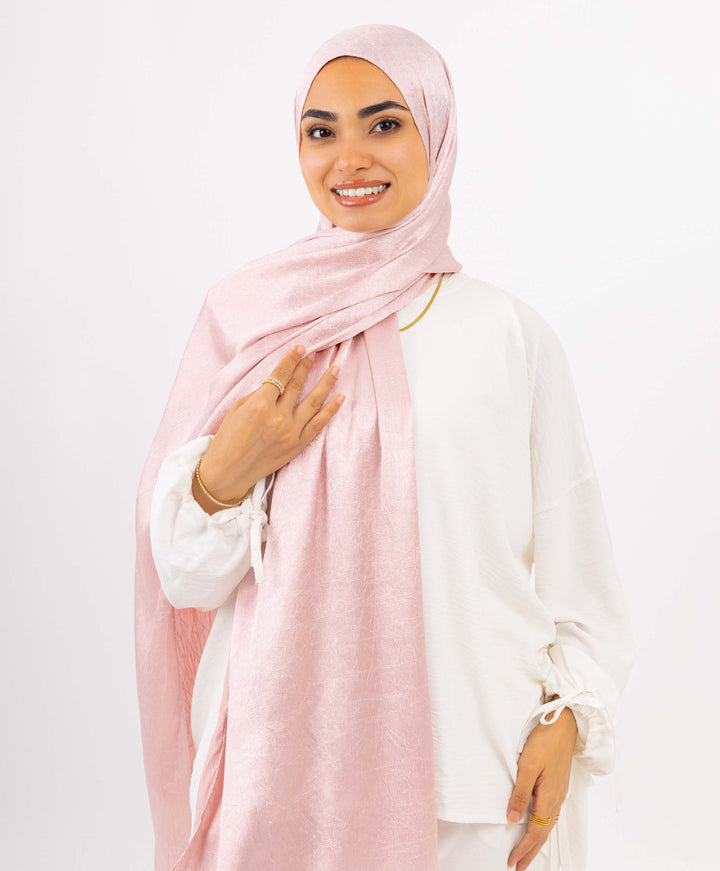 Crushed Satin Scarf