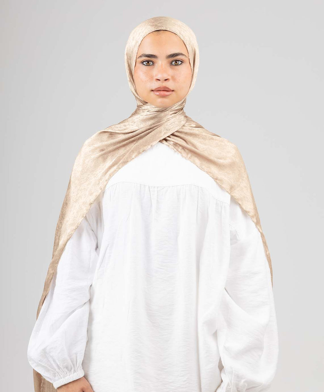 Glossy Satin Scarf