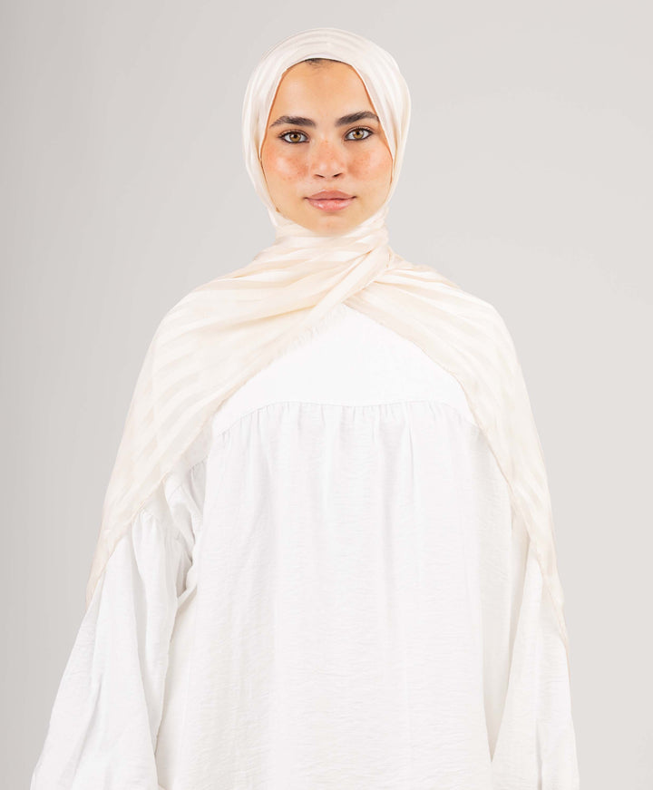 Majestic Satin Chiffon Scarf