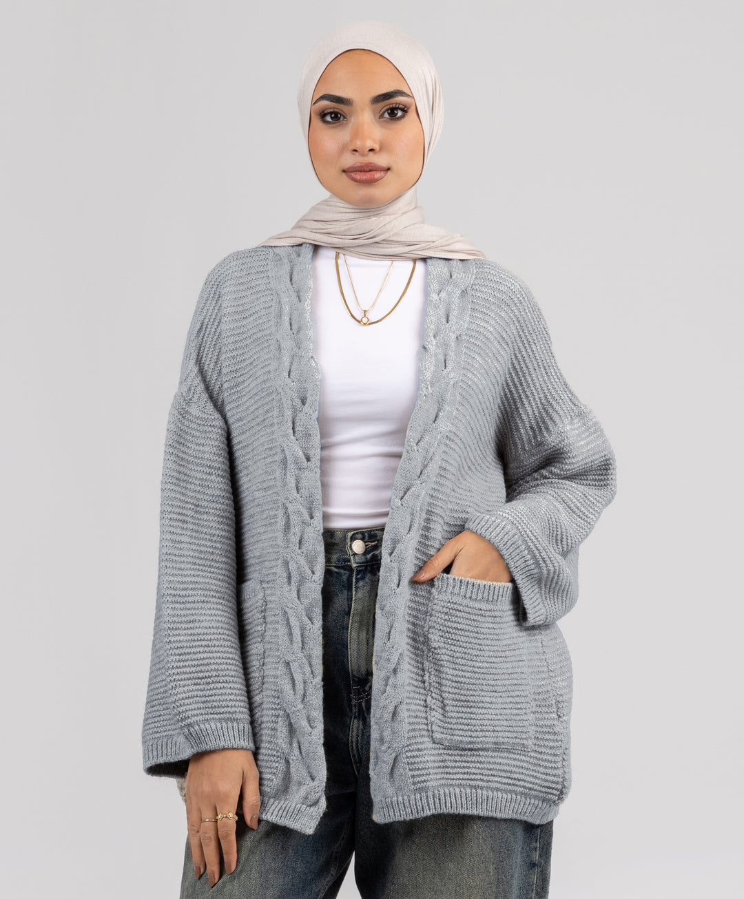 Braided Cardigan