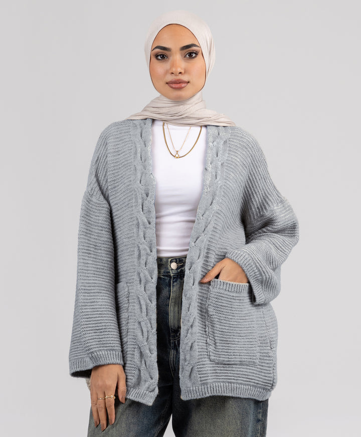 Braided Cardigan