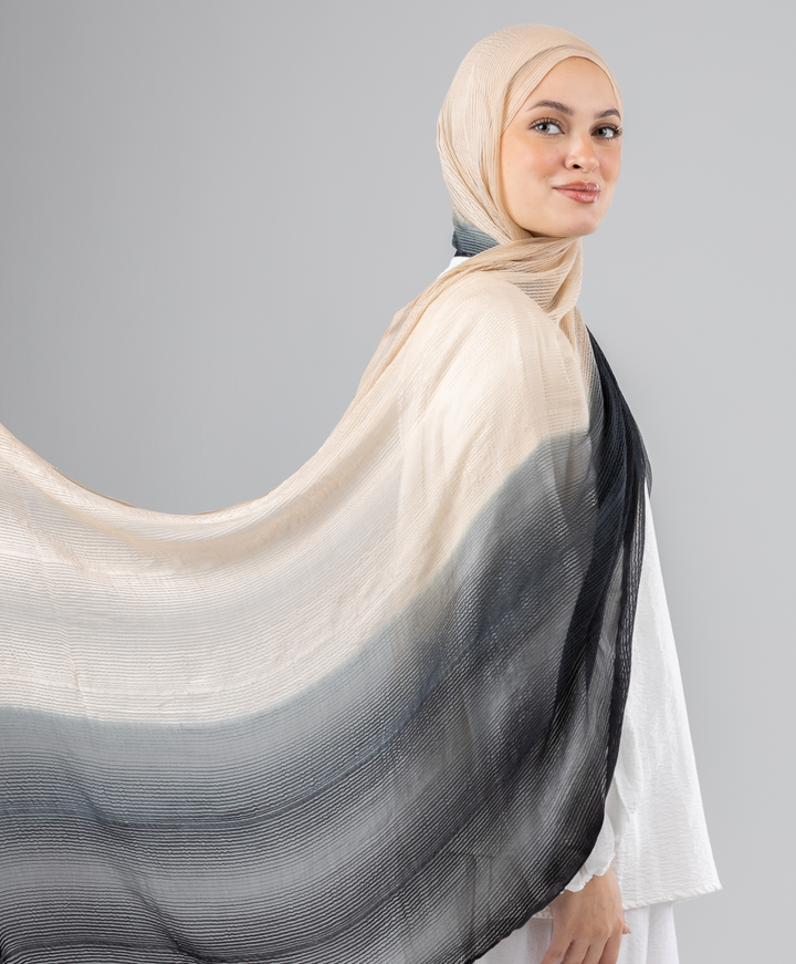 Soft Gradient Cotton Scarf