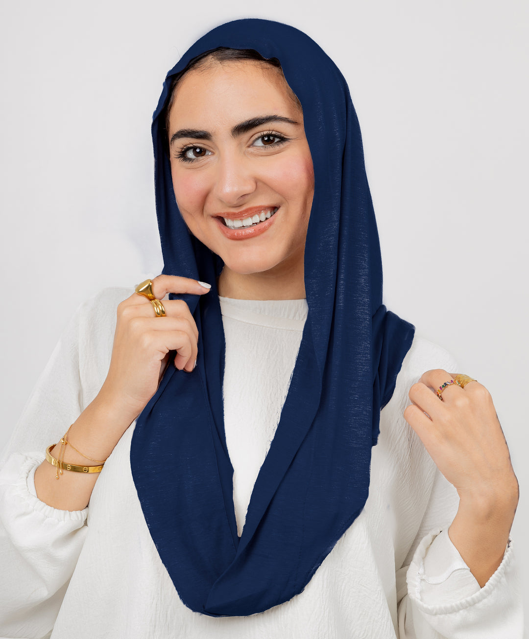 Easy Closed Wrap Scarf