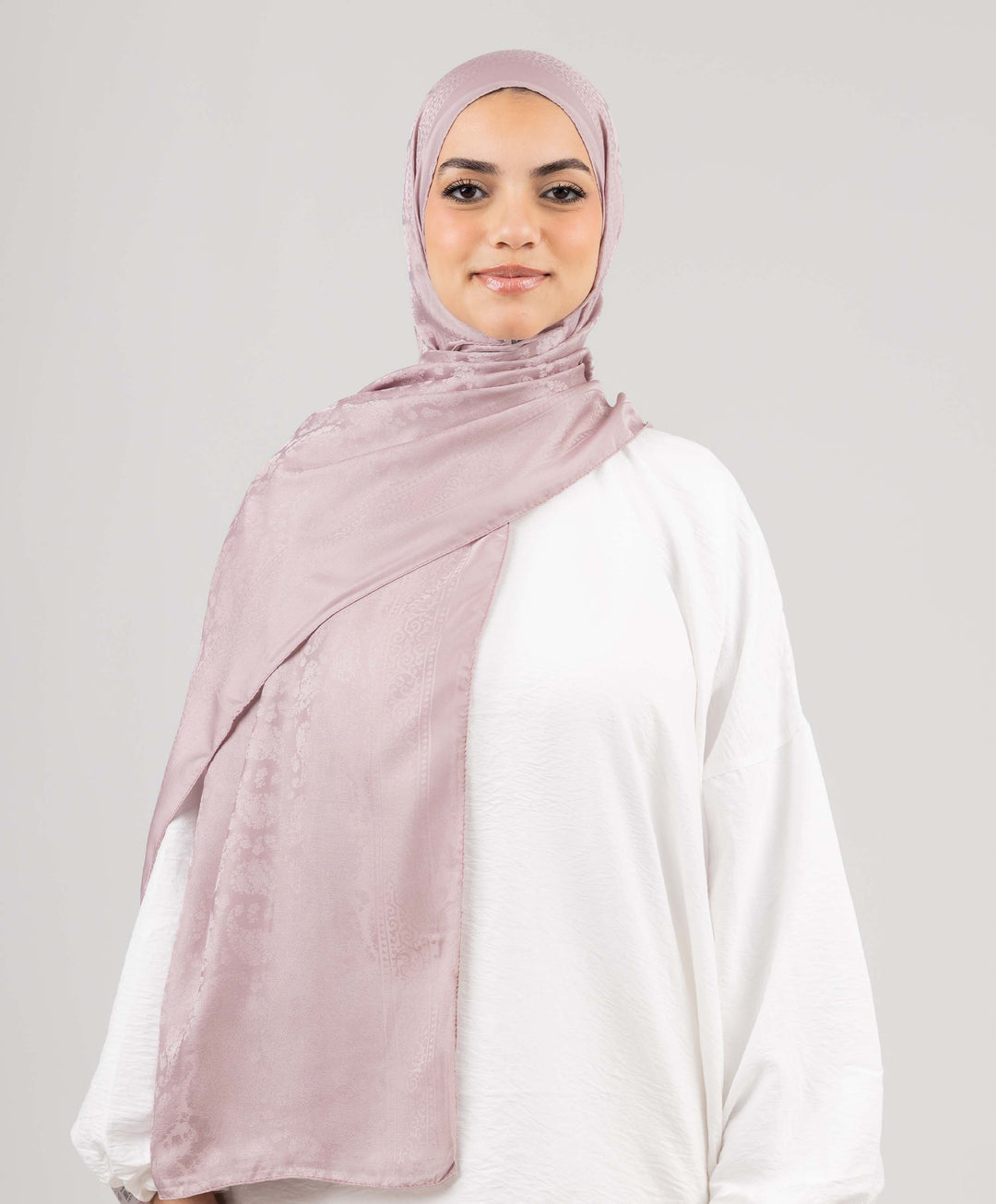 Satin Jacquard Scarf