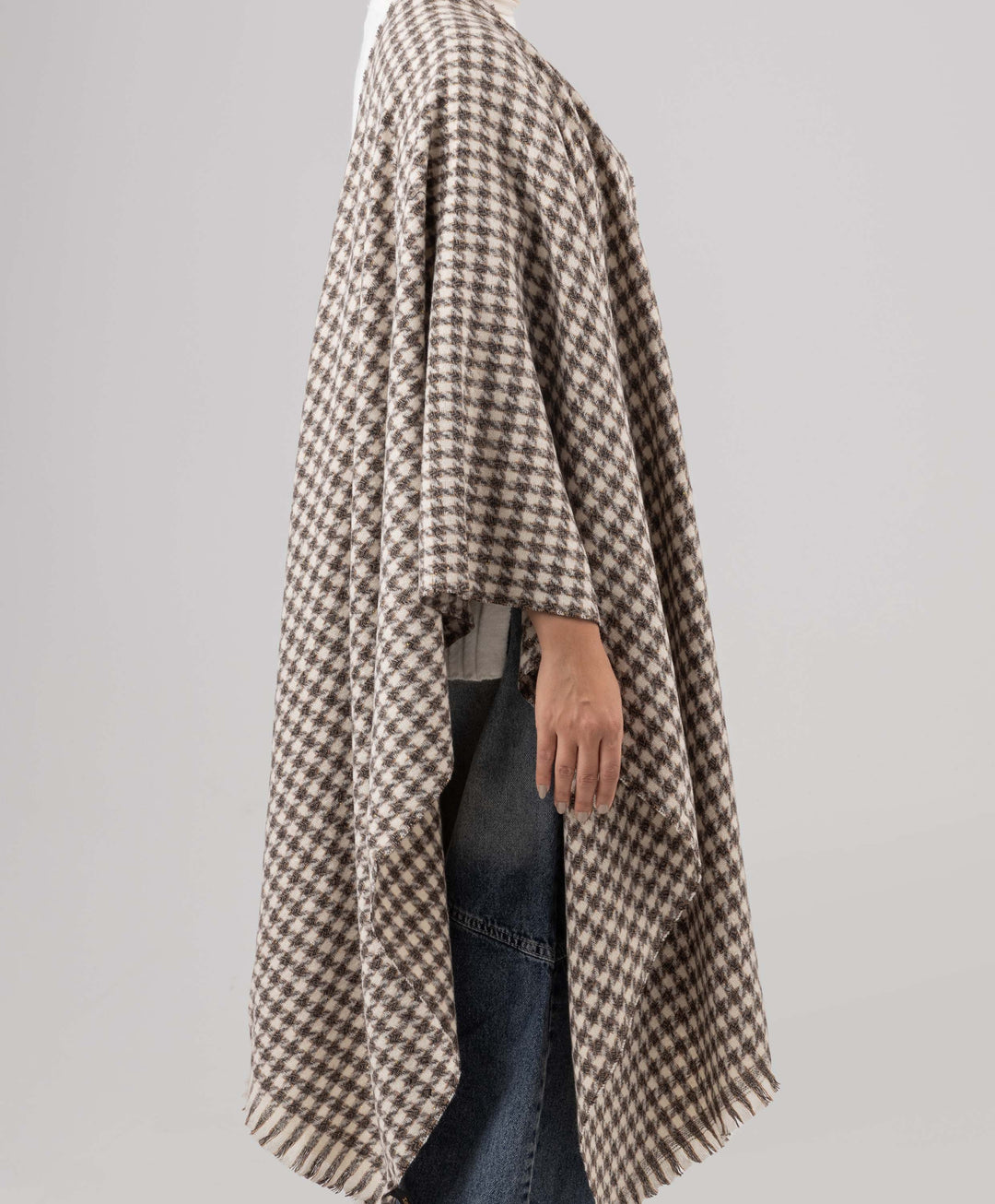 Checkered Winter Shawl