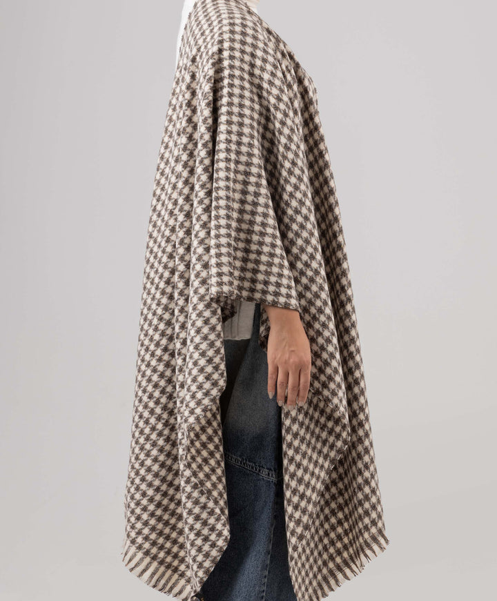 Checkered Winter Shawl