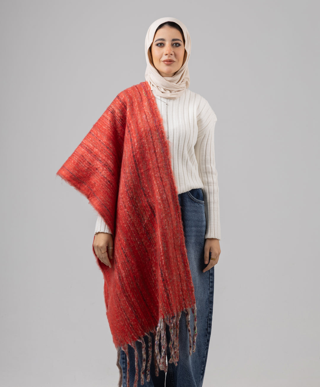 Boho Winter Shawl
