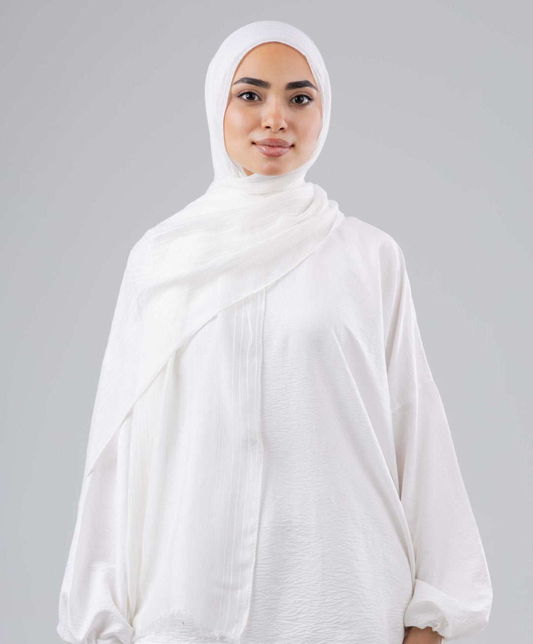 Linear Linen Scarf