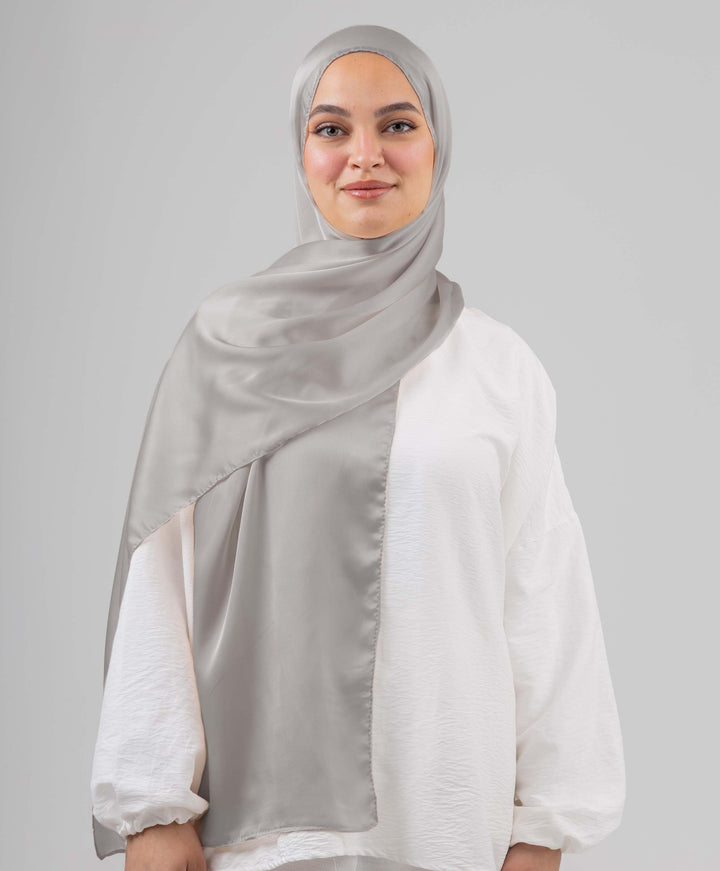 Plain Silk Scarf
