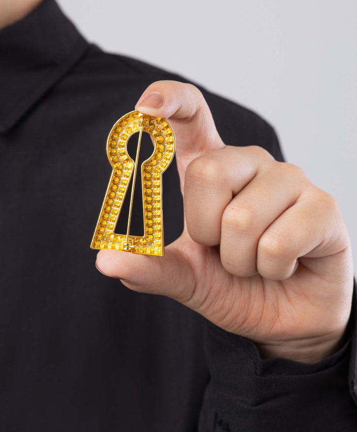 Secret Lock Brooch