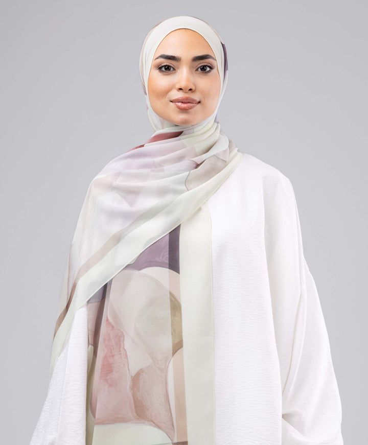 Dreamy Blush Chiffon Scarf