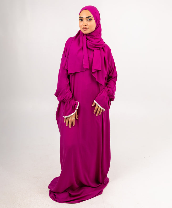 Plain Viscose Flounce Sleeves Isdal