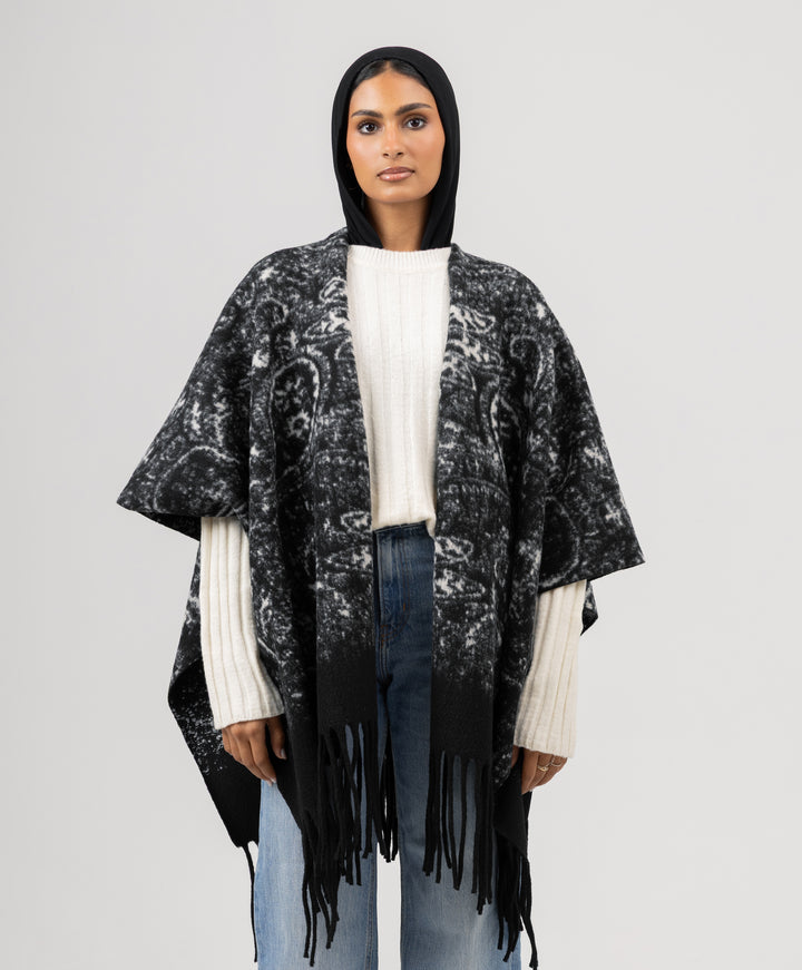 Paisley Winter Cape