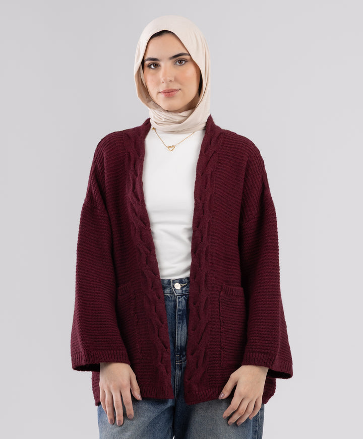 Braided Cardigan