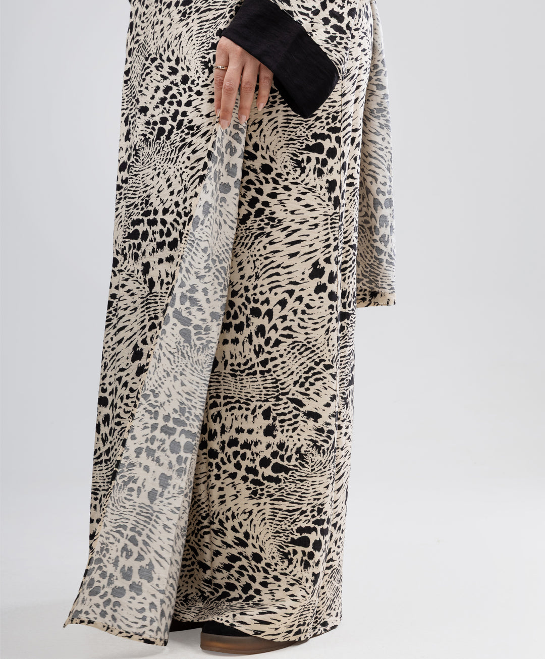 Leopard Linen Skirt