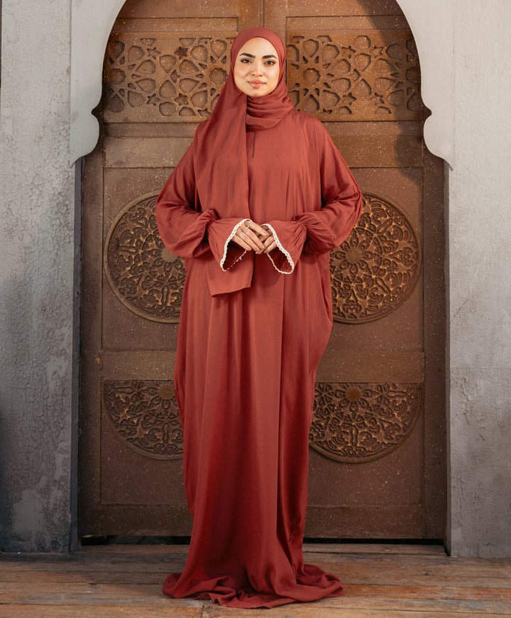 Plain Viscose Flounce Sleeves Isdal