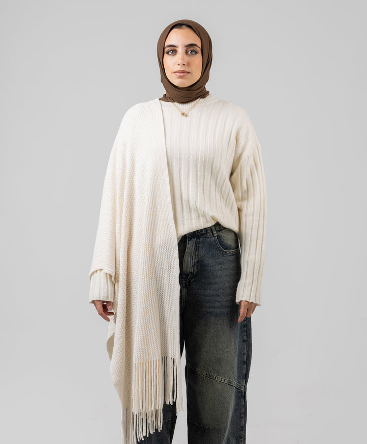 Knitted Winter Shawl