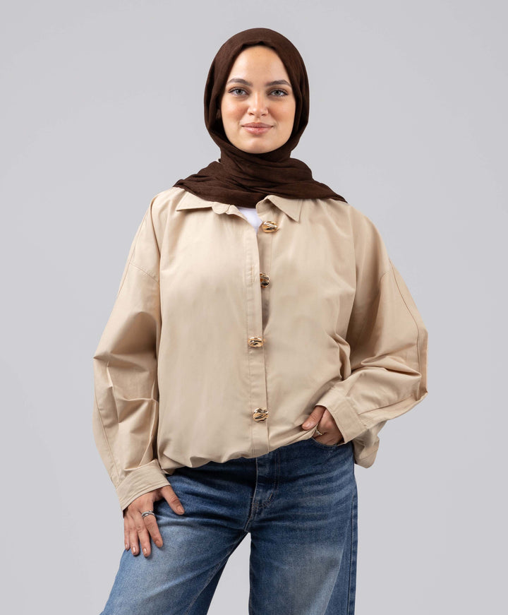 Golden Button Blouse