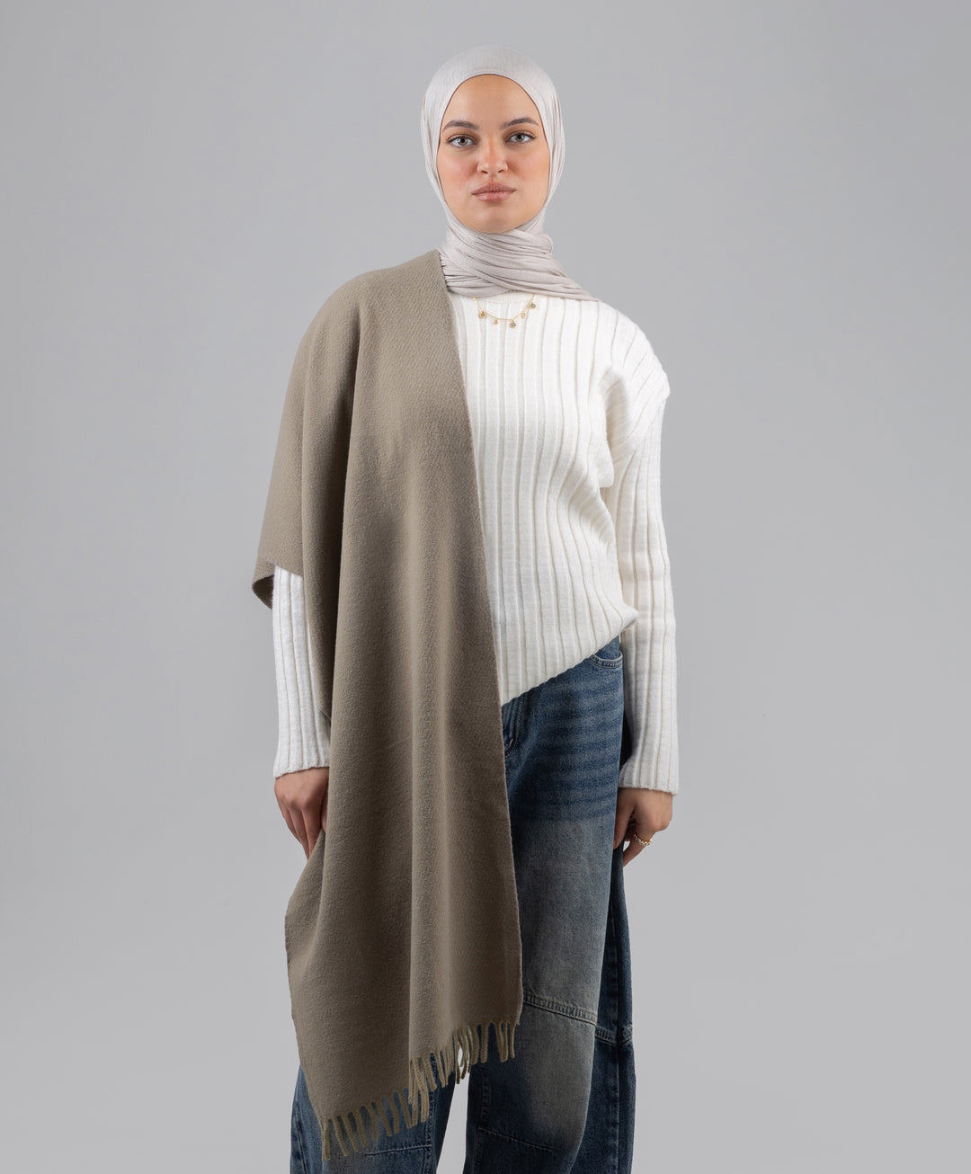 Plain Warm Shawl