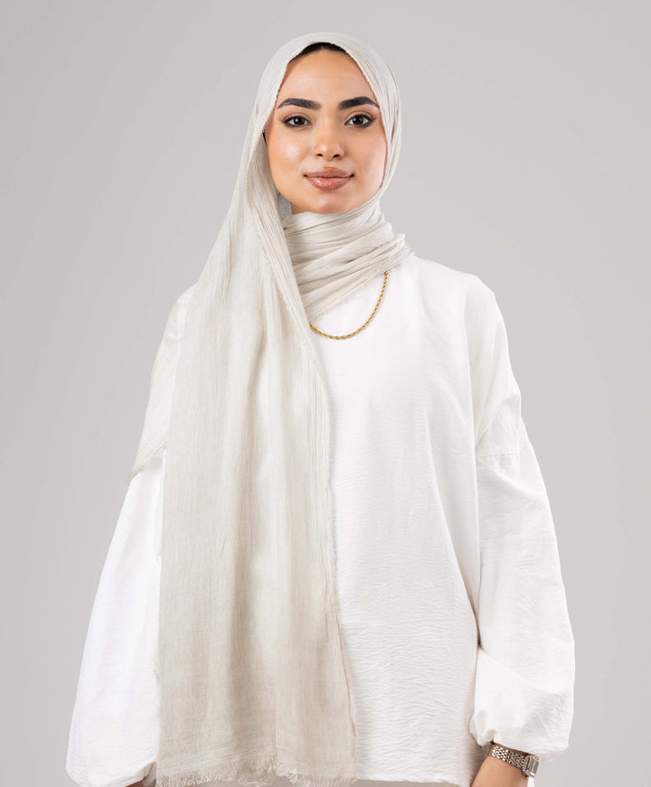 Gloomy Linen Marble Scarf