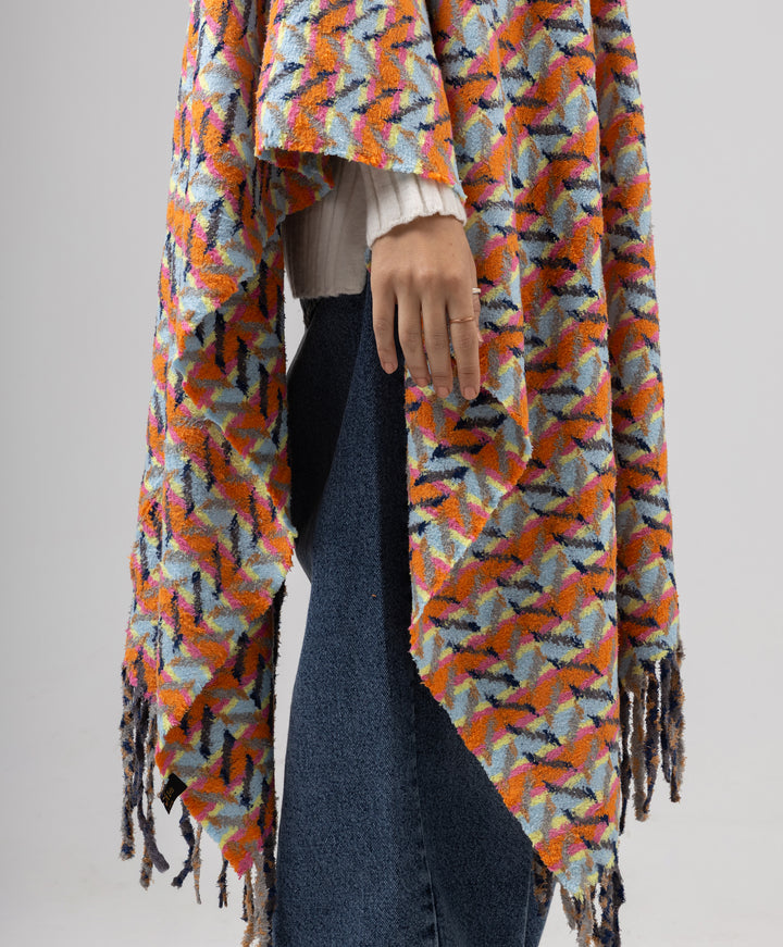Vibrant Winter Shawl