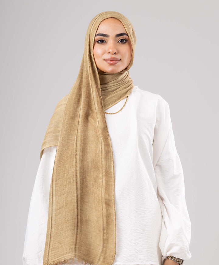 Hazy Linen Marble Scarf