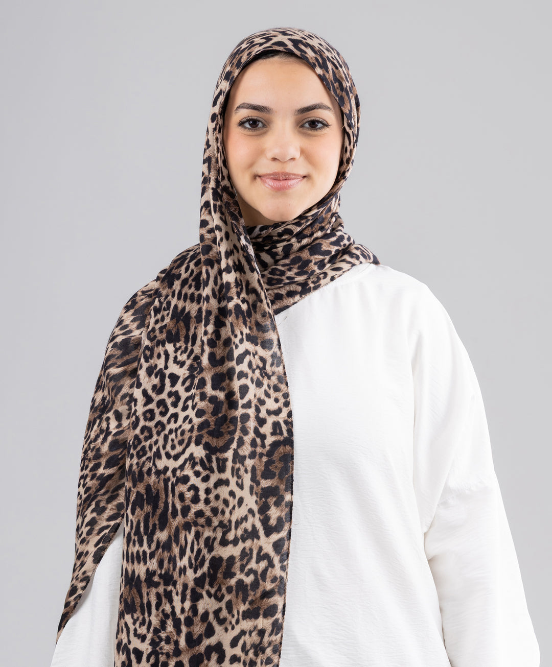 Leopard Modal Scarf