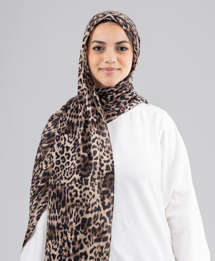 Leopard Modal Scarf