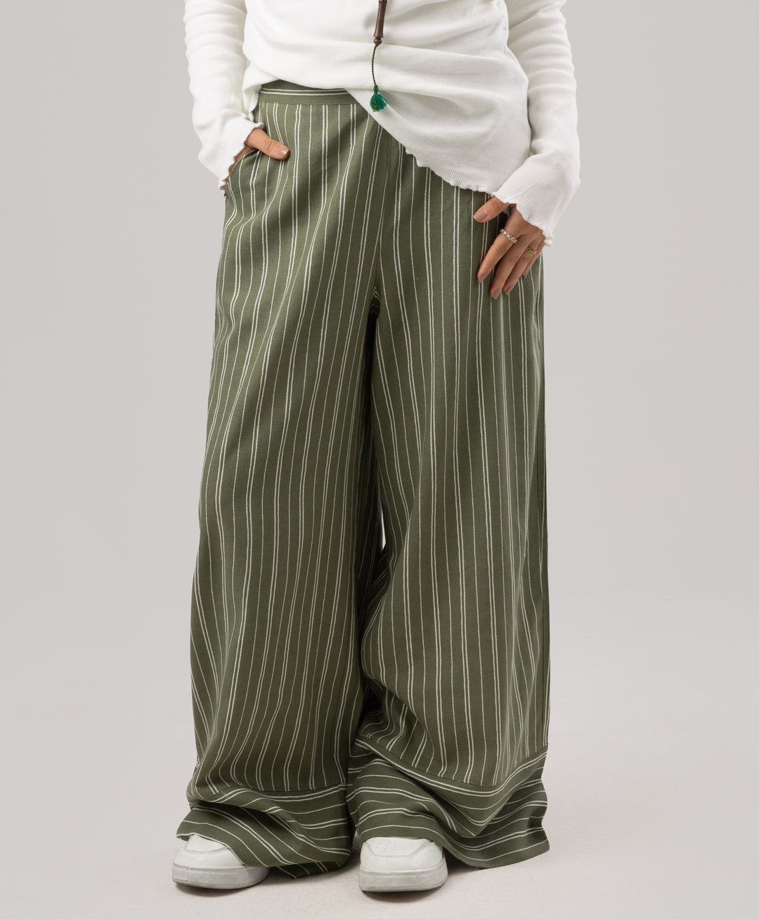 Stripe Linen Pants
