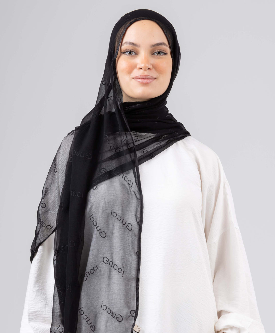 Sleek Luxury Crushed Scarf