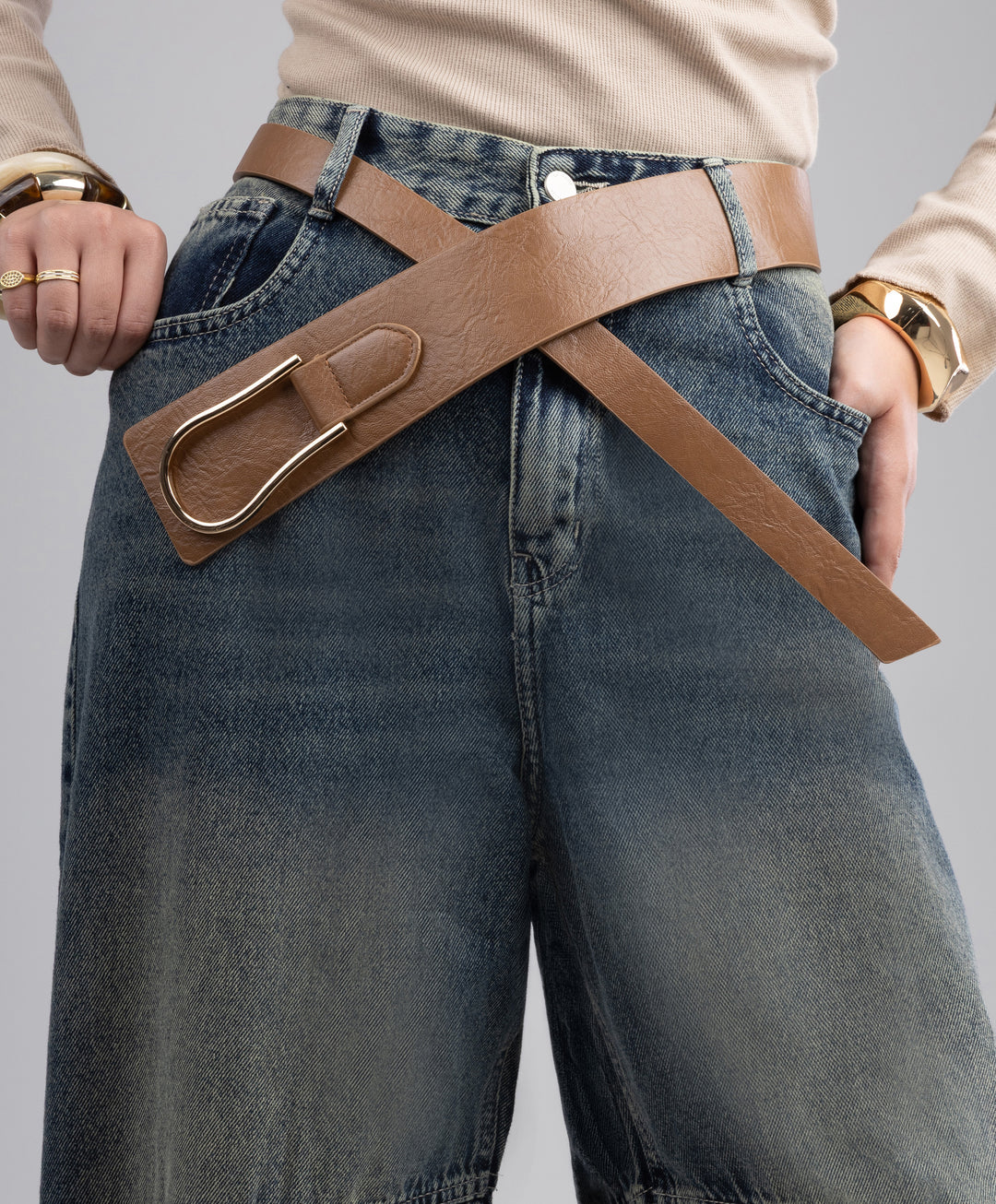 Plain Leather Belt