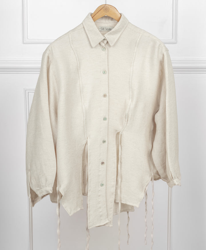 Tassel Linen Shirt