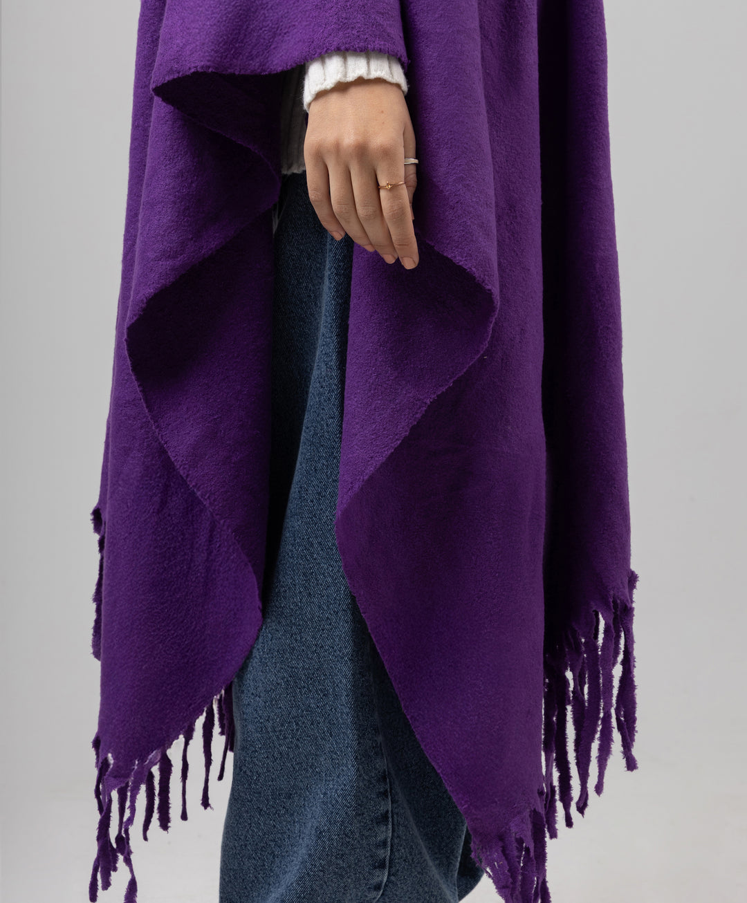 Iris Long Tassel Shawl