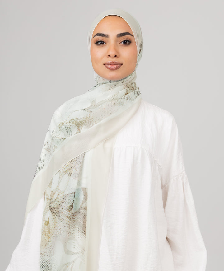 Flora Chiffon Scarf