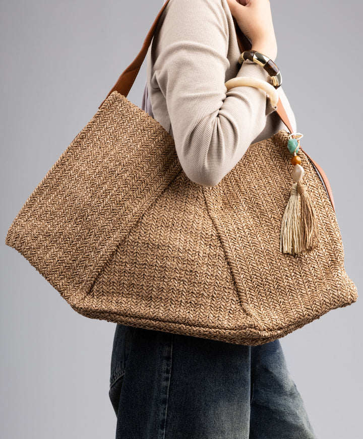 Raffia Beach Bag
