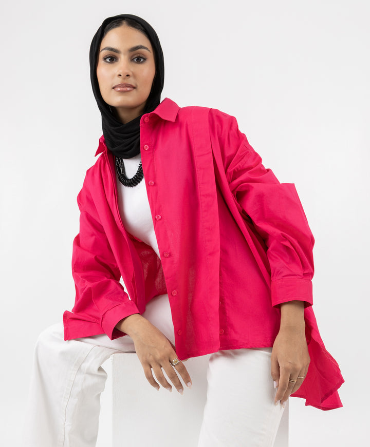 Step Poplin Shirt
