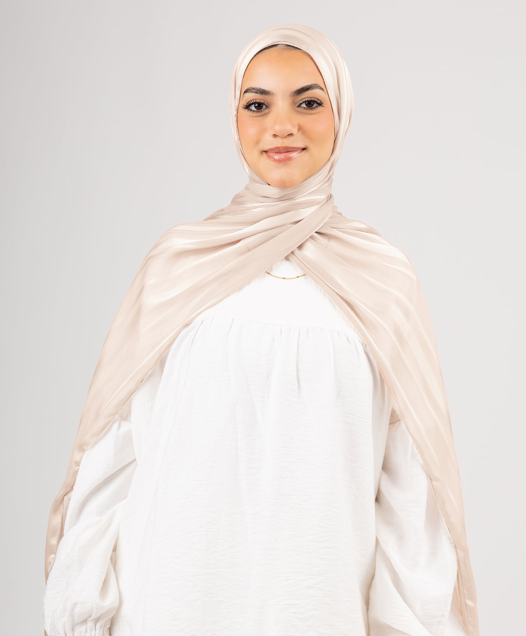 Majestic Satin Chiffon Scarf