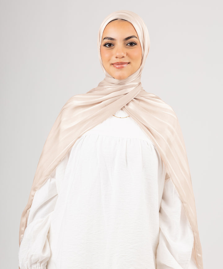 Majestic Satin Chiffon Scarf