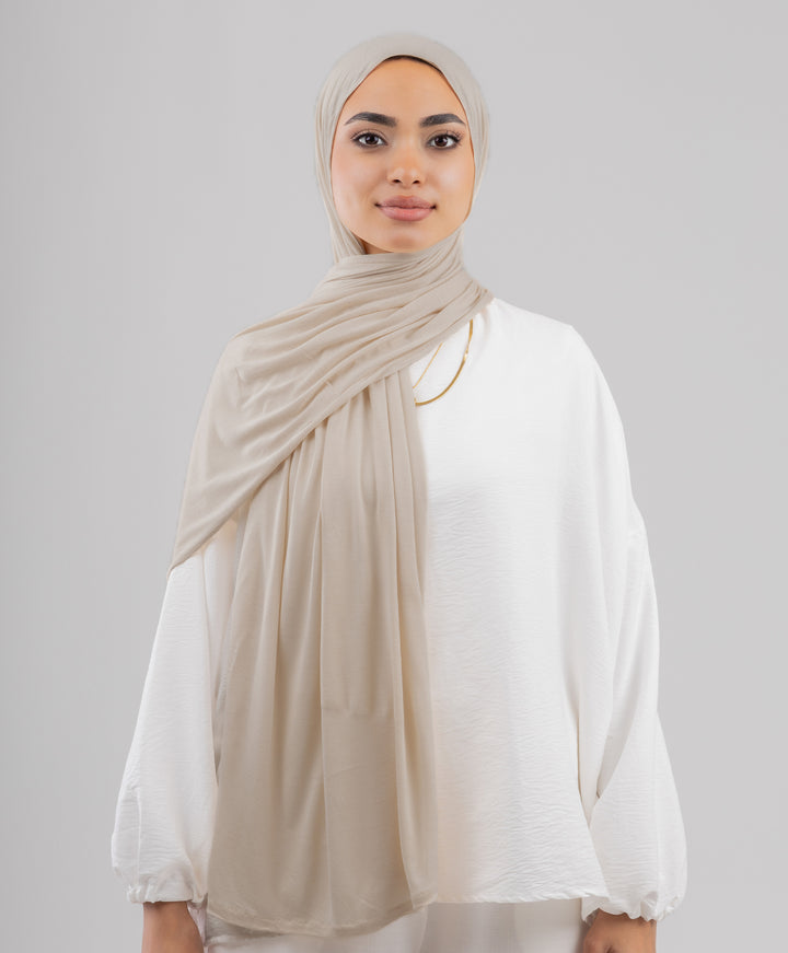 Plain Cotton Lycra Scarf