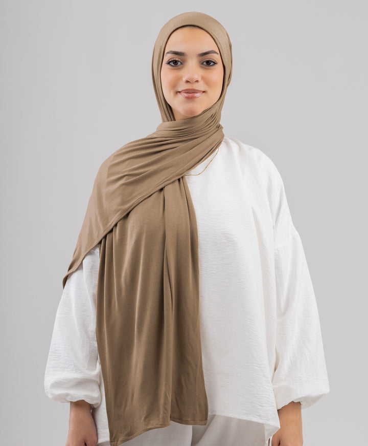 Plain Cotton Lycra Scarf