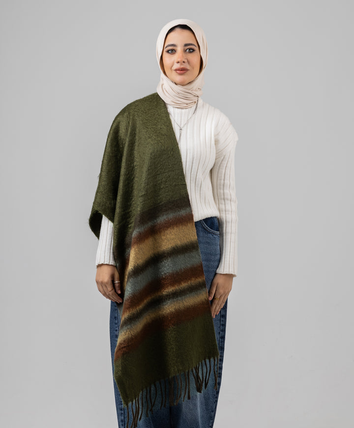 Layered Winter Shawl