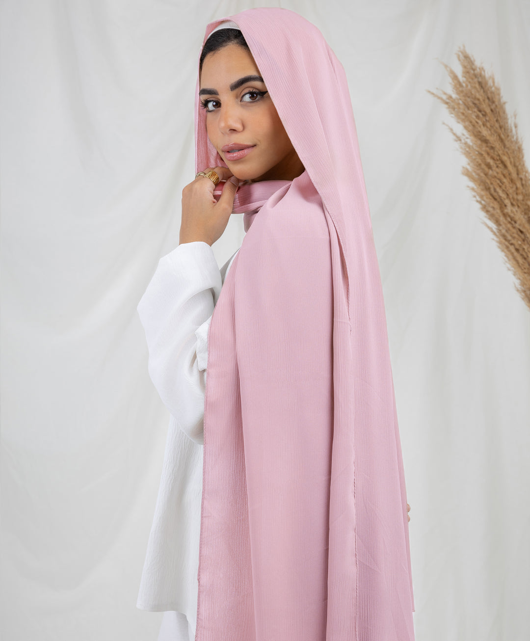 Pure Chiffon Crinkle Scarf